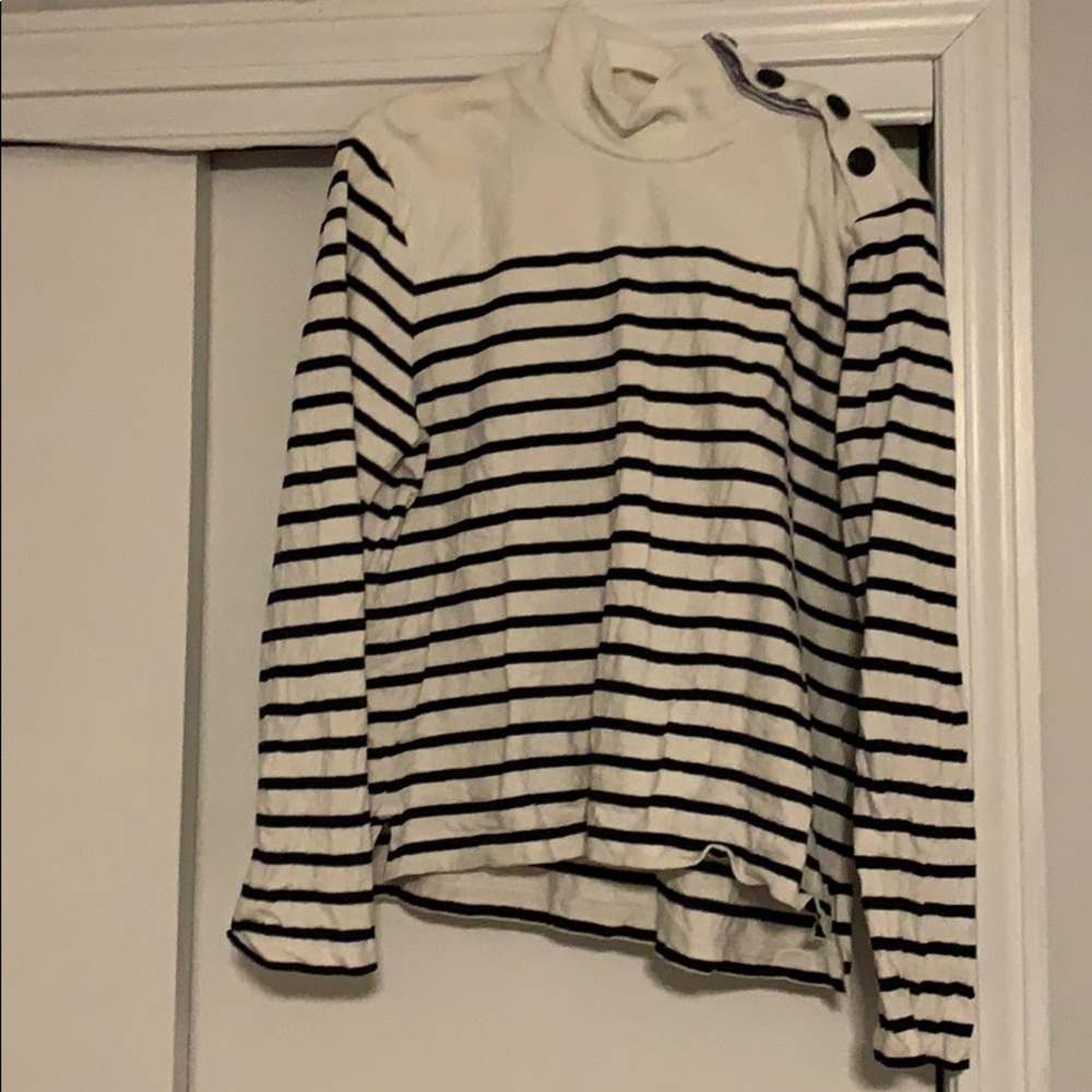 Jcrew striped pull over